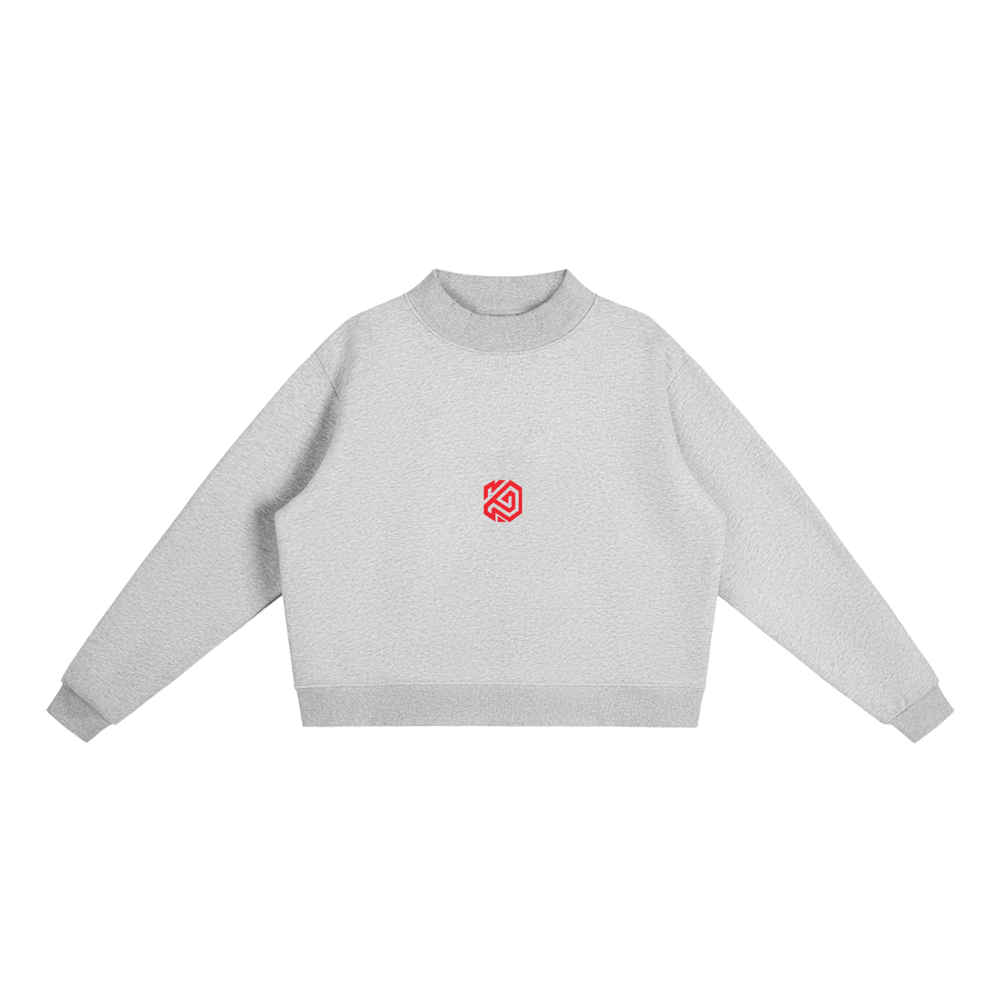 Essential KO Fleece-Neck Crew Sweatshirt