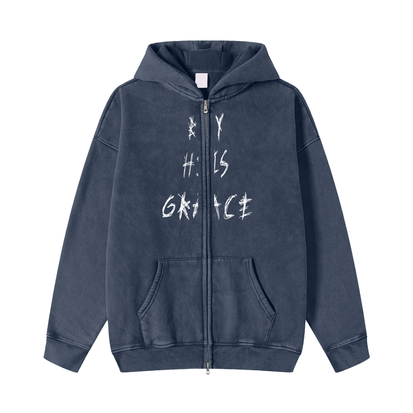 By His Grace Zip-Through Fleece Hoodie