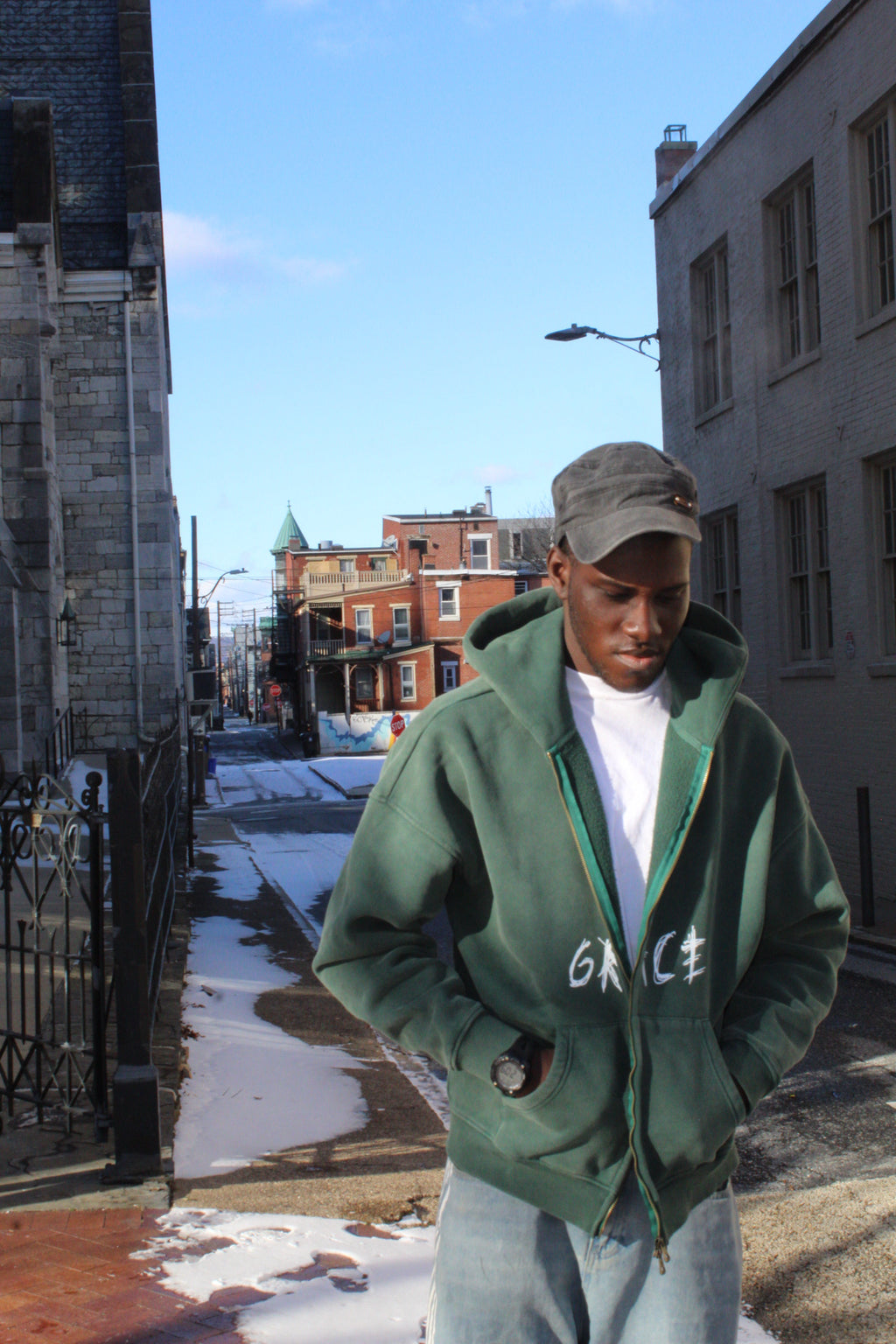 By His Grace Zip-Through Fleece Hoodie