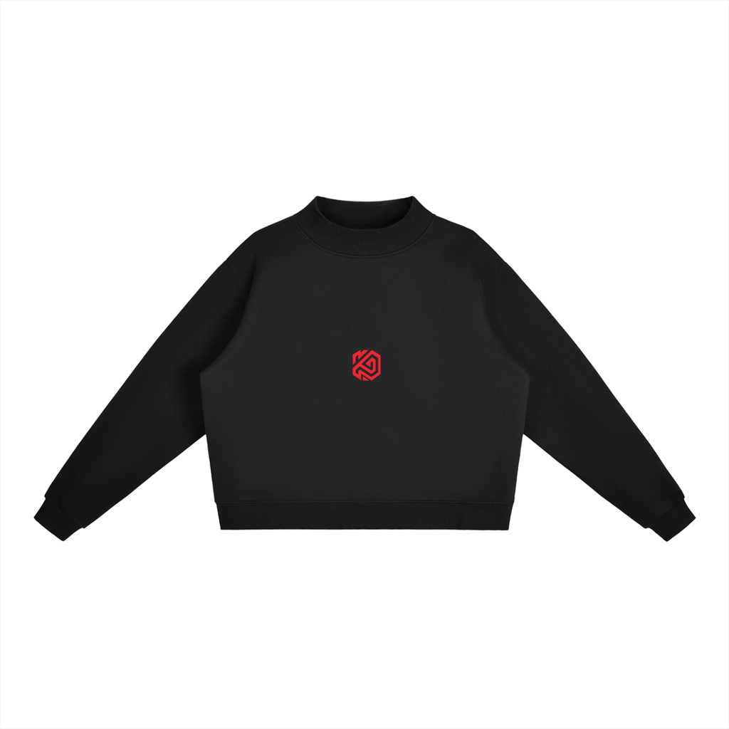 Essential KO Fleece-Neck Crew Sweatshirt