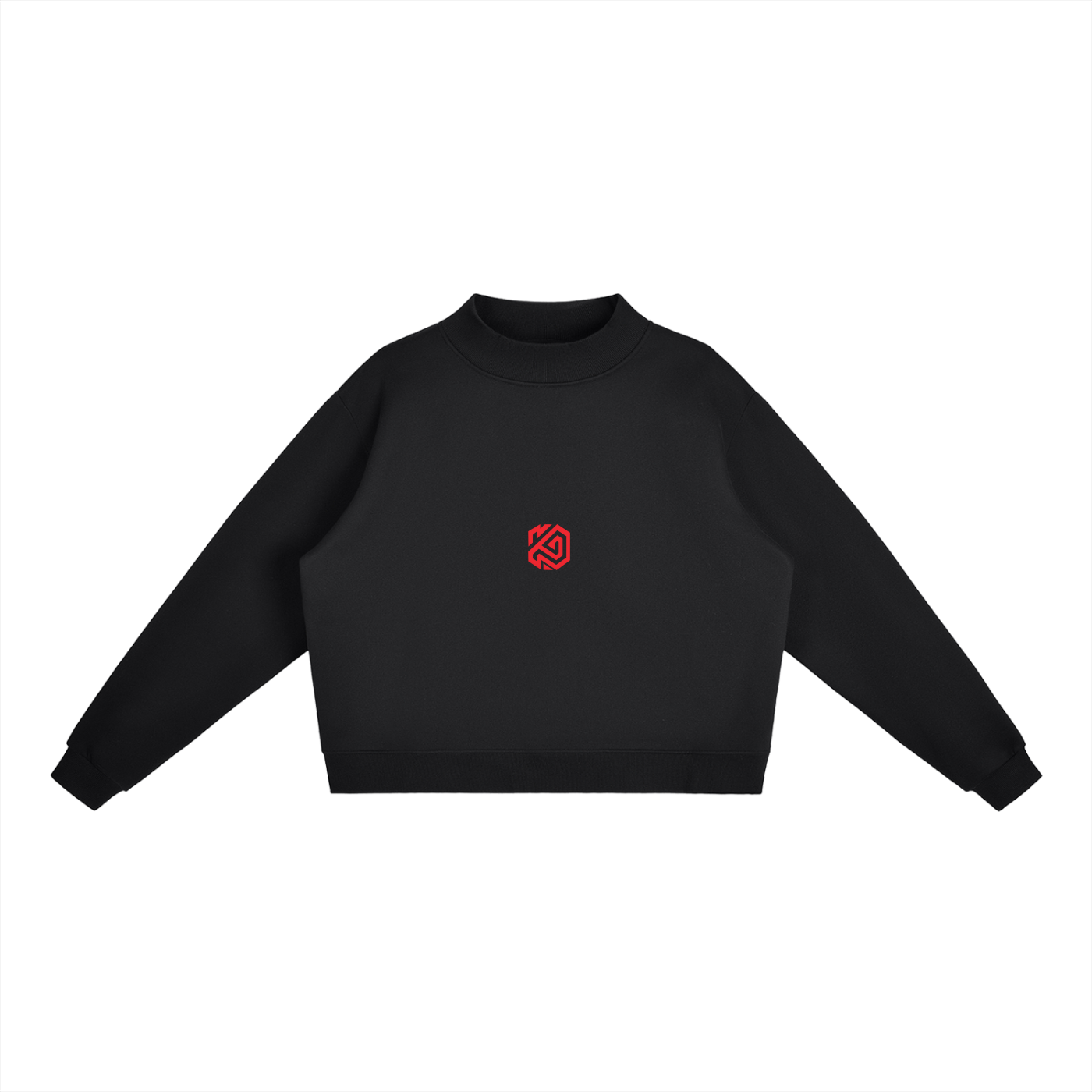 Essential KO Fleece-Neck Crew Sweatshirt