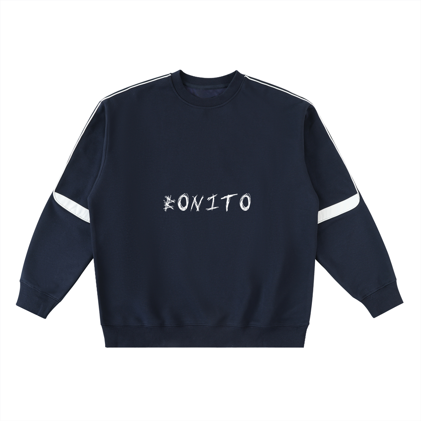 Oversized BONITO Crewneck Taped Sweatshirt
